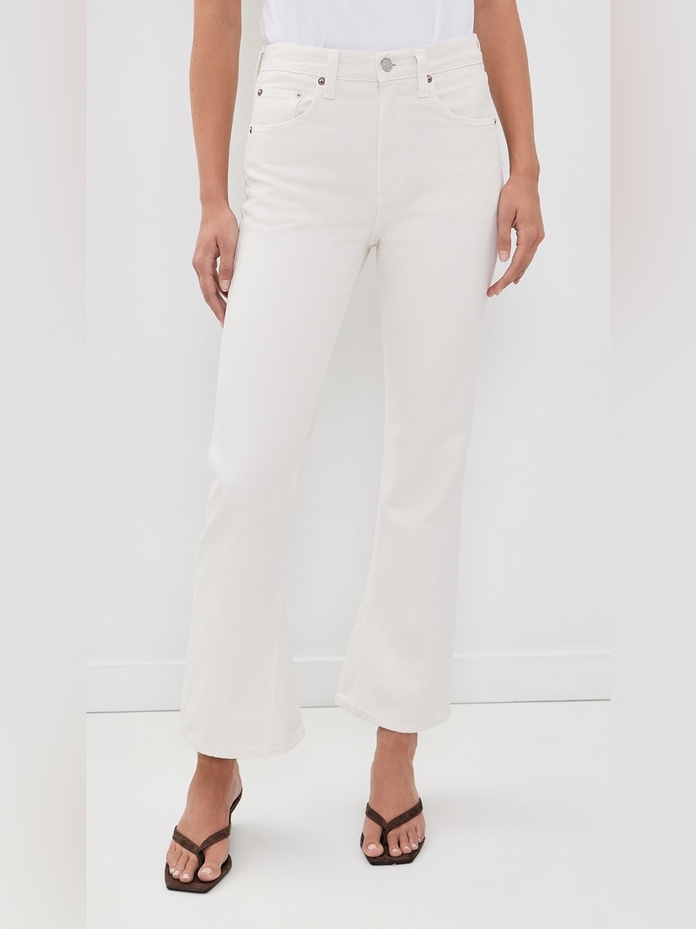 AGOLDE Kick Boot Ankle Jeans